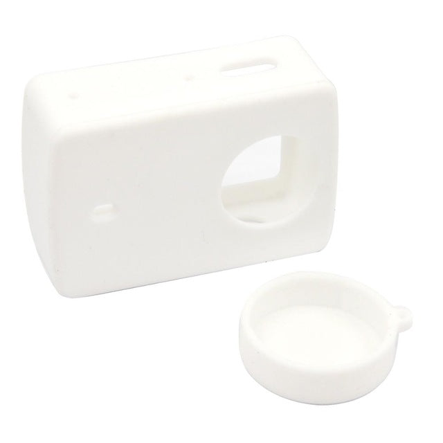 Gosear Silicone Protective Cover Protector Case Shell Skin Lens Cap for Xiaomi Yi 4 K XiaoYi 2 II Xiomi 4K Action Camera Gadget