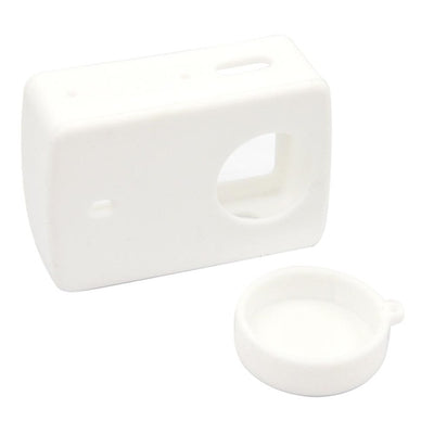 Gosear Silicone Protective Cover Protector Case Shell Skin Lens Cap for Xiaomi Yi 4 K XiaoYi 2 II Xiomi 4K Action Camera Gadget