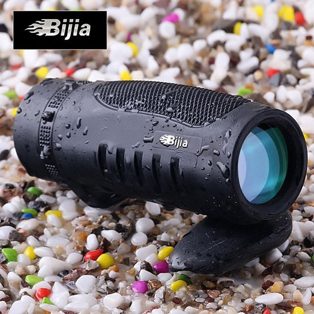 BIJIA 10 x 32 Roof BAK4 Prism Single-tube Monocular Night Vision Telescope 126m / 1000m Binocular For Auto racing Hunting