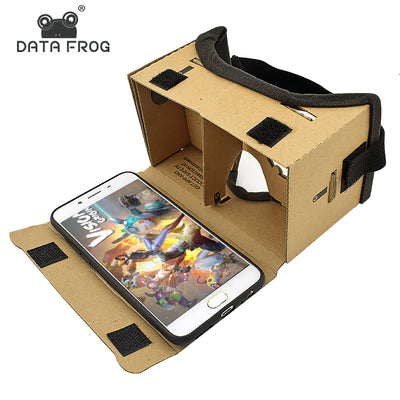Virtual Reality Glasses Google Cardboard Glasses 3D Glasses VR Box Movies for iPhone 5 6 7 SmartPhones VR Headset