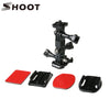 SHOOT Action Camera Helmet Tripod Mounts for GoPro Hero 5 4 3 Xiaomi Yi 4K SJCAM SJ4000 SJ5000 Go pro Accessories Set