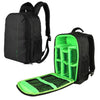 Camera Waterproof  Digital DSLR Photo Video Bag Case Padded Backpack + Mini Lock for Nikon Canon Camera Flashlight & Accessories
