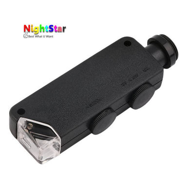 60X-100X Optical Zoom Mobile Phone LED Microscope Lens with Universal Clamp