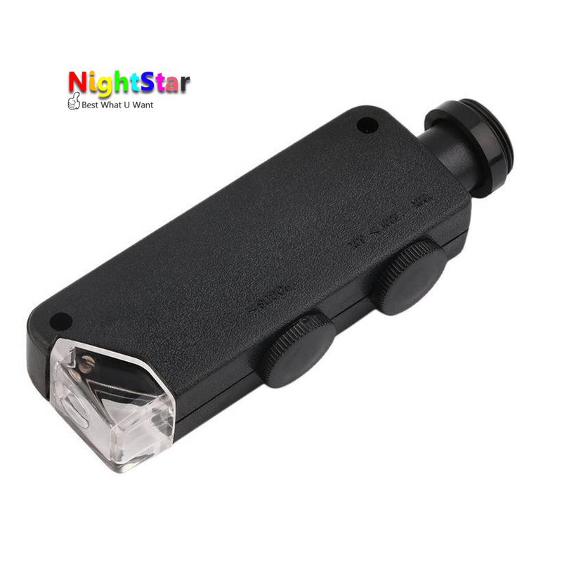 60X-100X Optical Zoom Mobile Phone LED Microscope Lens with Universal Clamp