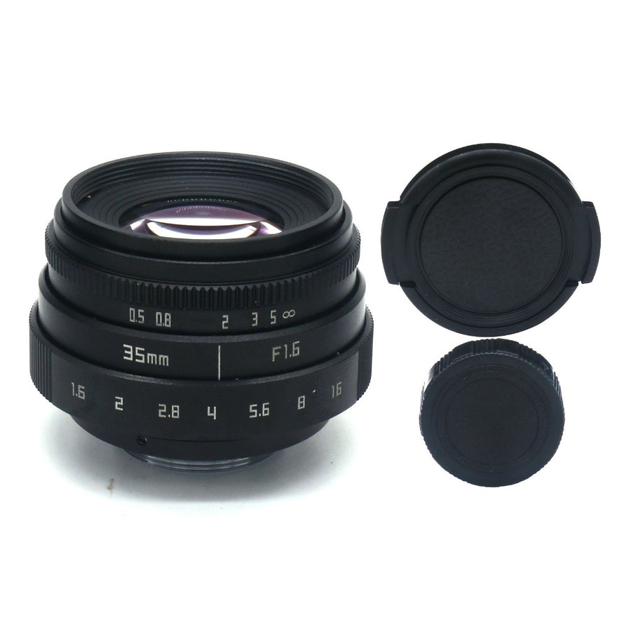 new arrive fujian 35mm f1.6 C mount  camera CCTV Lenses II for N1 Fujifilm Fuji NEX Micro 4/3 EOS B free shipping