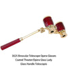 3X25 Binocular Telescope Opera Glasses Coated Theater/Opera Glass Lady Glass Handle Telescopio