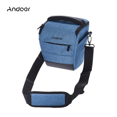 Andoer DSLR Camera  Bag Sleek Polyester Shoulder Camera Case for 1 Camera 1 Lens and Accessories for Canon Nikon Sony Camera