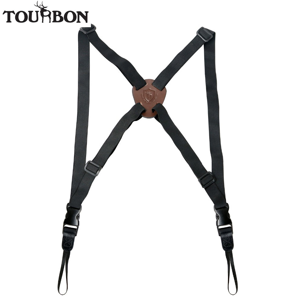 Tourbon Adjustable Hunting Binocular Strap Rangefinders Camera Carrier Elastic Durable Nylon Harness Telescope