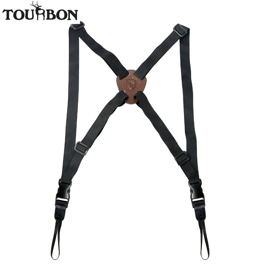 Tourbon Adjustable Hunting Binocular Strap Rangefinders Camera Carrier Elastic Durable Nylon Harness Telescope