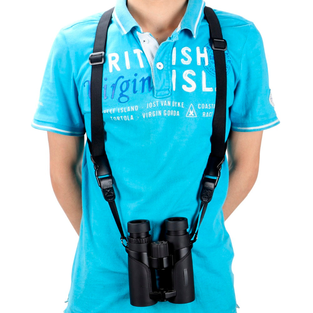 Tourbon Adjustable Hunting Binocular Strap Rangefinders Camera Carrier Elastic Durable Nylon Harness Telescope