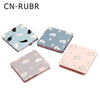 CN-RUBR Ultra-thin Makeup Mirror Portable Double-sided PU Leather Stainless Steel Pocket Mirror Compact Protective Mirror Gifts