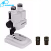 AOMEKIE Binocular Stereo Microscope 20X/40X Top LED Illumination PCB Solder Tool Mobil Phone Repair Stamps Mineral Watching Gift