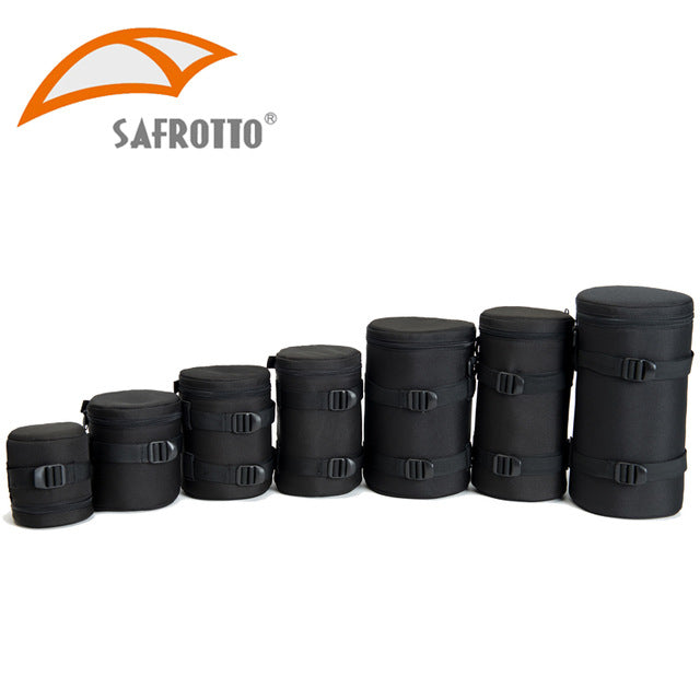 Safrotto Professional Camera Bag Photographic Accessory Waterproof Camera Lens Case Bag Black Shockproof Pouch For Canon Nikon