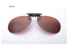 Ralferty Mirror Pilot Polarized Sunglasses Men Night Vision Lens Polaroid Sun Glasses Flip Up Clip On Sunglass Outdoor Goggles