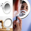 RUIMIO 7X Magnifying MIrrors Cosmetic Makeup Mirror With Power Locking Suction Cup Bright Diffused Light 360 Degree Rotating