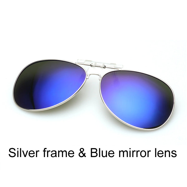 Pro Acme Polarized Clip On Sunglasses Men Driving Day & Night Vision Lens Mirror Coating Aviation Sun Glasses For Women CC0131