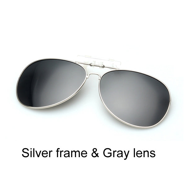 Pro Acme Polarized Clip On Sunglasses Men Driving Day & Night Vision Lens Mirror Coating Aviation Sun Glasses For Women CC0131