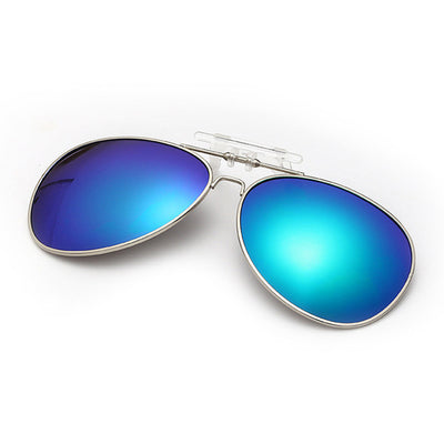 Pro Acme Polarized Clip On Sunglasses Men Driving Day & Night Vision Lens Mirror Coating Aviation Sun Glasses For Women CC0131