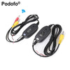 Podofo 2.4G Wireless Transmitter & Receiver for Car Reverse Rear View Backup Camera and Monitor Parking Assistance Vehicle CAM