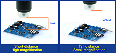 1-600x 3.6MP USB Digital Electronic Microscope Portable 8 LED VGA Microscope With 4.3" HD OLED Screen For Pcb Motherboard Repair