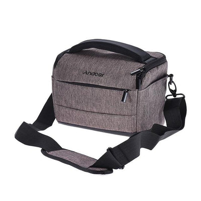 Andoer DSLR Camera Bag Fashion Polyester Shoulder Bag Camera Case for Canon Nikon Sony FujiFilm Olympus Panasonic DSLR Cameras