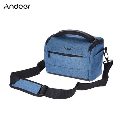 Andoer DSLR Camera Bag Fashion Polyester Shoulder Bag Camera Case for Canon Nikon Sony FujiFilm Olympus Panasonic DSLR Cameras