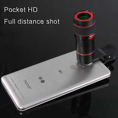 Universal 8X Optical Zoom Telescope Camera Lens Clip for all Mobile Phone Telescope Binoculars - Sarahs Collection