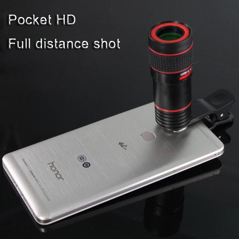 Universal 8X Optical Zoom Telescope Camera Lens Clip for all Mobile Phone Telescope Binoculars - Sarahs Collection