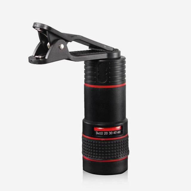 Universal 8X Optical Zoom Telescope Camera Lens Clip Mobile Phone Telescope Binoculars For iPhone6 Samsung HTC Huawei Xiaomi