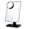 Adjustable 20 LEDs Lighted Makeup Mirror Touch Screen Portable Magnifying Vanity Tabletop Lamp Cosmetic Mirror Make Up Tool