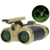 4x30 Binocular Telescope Pop-up Light Night Vision Scope Binoculars Novelty Children Kid Boy Toys Gifts