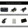 Junsun H7 Car DVR Camera Dual Lens IPS 4.0" Full HD 1296P Video Recorder Registrator Night Vision Car Camcorder DVRs Dash Cam