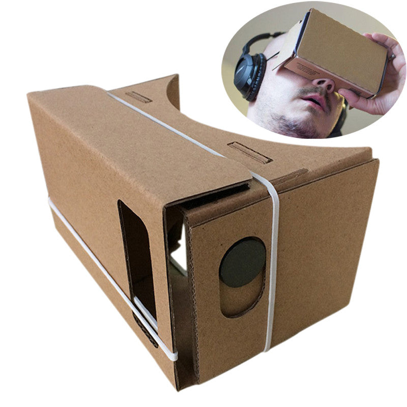 6 inch DIY Google Cardboard 3D VR Virtual Reality Glasses Hardboard Futural Digital JULL7