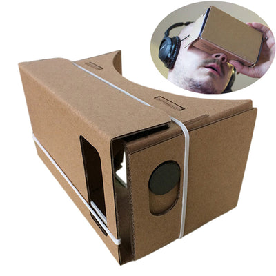 6 inch DIY Google Cardboard 3D VR Virtual Reality Glasses Hardboard Futural Digital JULL7