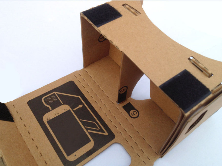 6 inch DIY Google Cardboard 3D VR Virtual Reality Glasses Hardboard Futural Digital JULL7