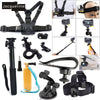 Jacqueline for Accessories Kit Set for Sony Action Cam HDR AS50 AS20 AS200V AS30V AS300 AS15 AS100V AZ1 mini FDR-X1000V/W 4 k