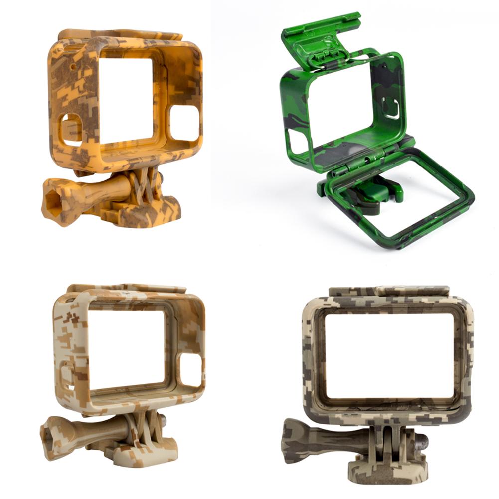 Plastic Protective Housing Sports Camera Case Outdoor Camouflage Protection Border Frame for Go Pro Hero 5 Gopro Accessories