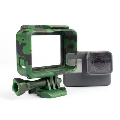 Plastic Protective Housing Sports Camera Case Outdoor Camouflage Protection Border Frame for Go Pro Hero 5 Gopro Accessories