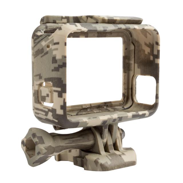 Plastic Protective Housing Sports Camera Case Outdoor Camouflage Protection Border Frame for Go Pro Hero 5 Gopro Accessories