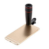 EDAL Clip On 12X Telephoto Lens Smart Phone Optical Zoom Telescope Camera Lenses External Smartphone Camera Lens For IPhone