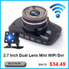 E-ACE Novatek Dashcam Car Dvr Auto Mini Camera Mirror Night Vision Full HD 1080P Video Recorder Carcam Camcorder Automotive Dvrs