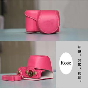 High quality Vintage PU leather Camera Bag Case Cover Pouch for Sony A5000 A5100 A6000 A6300  Camera