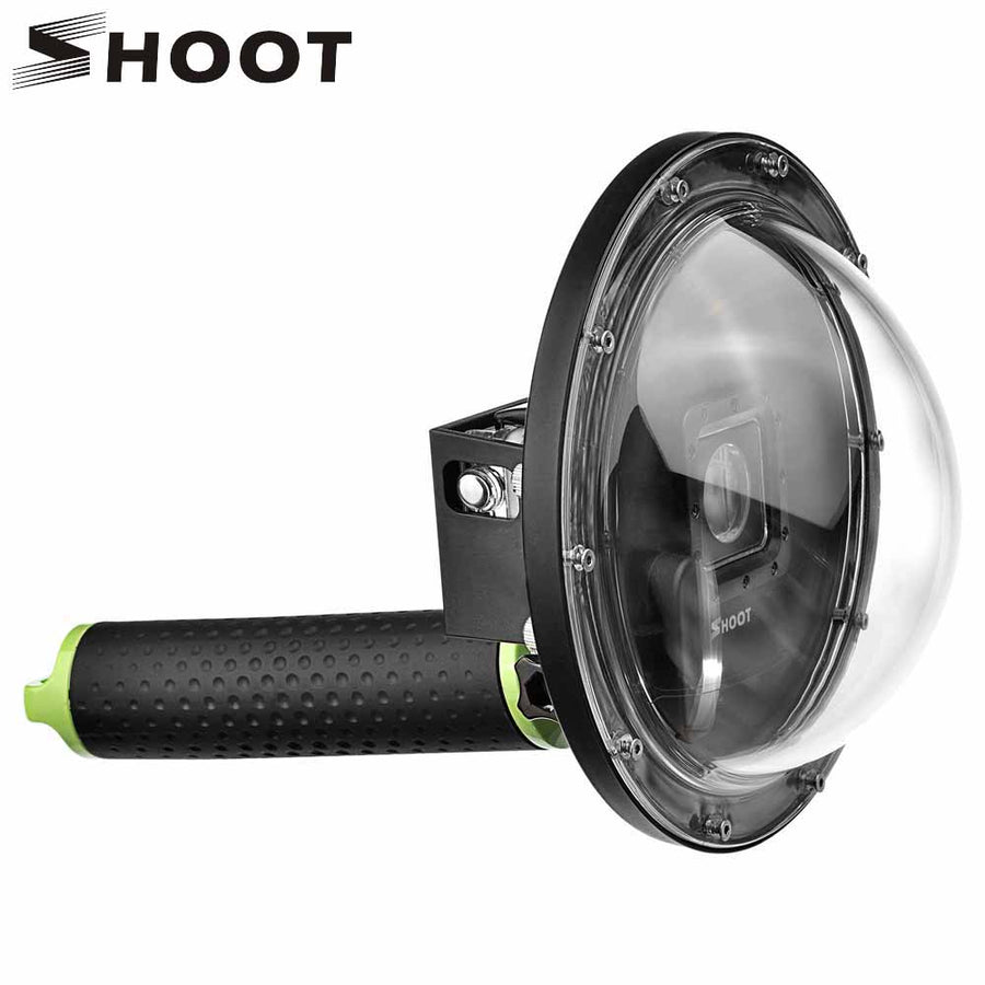 SHOOT 6 inch Underwater Diving Dome Port for GoPro Hero 4 3+ Camera with Go Pro Case Float Grip Dome for Gopro Hero 4 Accessory
