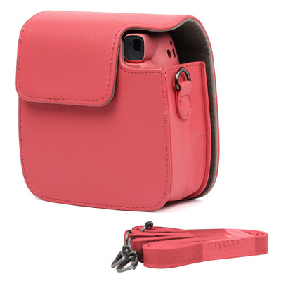 Besegad PU Leather Carrying Storage Shoulder Bag Case Cover Skin Shell Pouch for Polaroid Fujifilm Instax Mini 9 Instant Camera