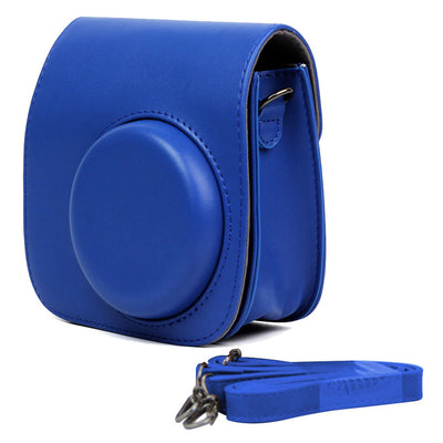 Besegad PU Leather Carrying Storage Shoulder Bag Case Cover Skin Shell Pouch for Polaroid Fujifilm Instax Mini 9 Instant Camera