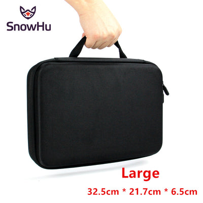 SnowHu Portable Storage Camera Bag For Gopro Case for Xiaomi Yi Action Camera For Go Pro Hero 5 4 3 for SJ4000 Accessories GP110