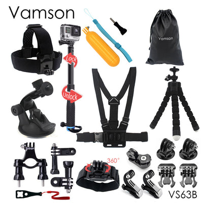 Octopus Tripod Mini Monopod Chest Strap Belt Head Strap Mount For Gopro Hero 5 4 3+ Xiaomi Yi 4K SJ4000 Action Camera VS63