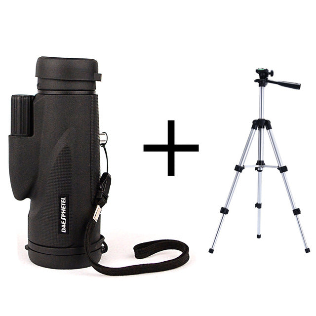 DAESPHETEL  HD 12X50 monocular rofessional Hunting Telescope Zoom mobile phone photographing Binoculars With tripods