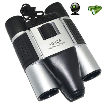 1.3MP CMOS Sensor 10X25 Binoculars Digital Camera 101m/1000m USB Telescope for Tourism Hunting Photo DVR Video Recording TF