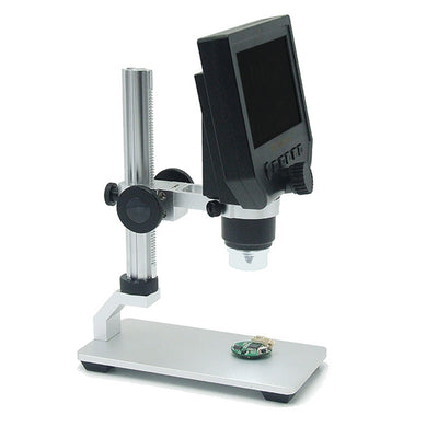 Portable 600X 3.6MP Digital Microscope 4.3" LCD Electronic HD Video Microscopes USB Endoscope Magnifier Camera Al-alloy Stent